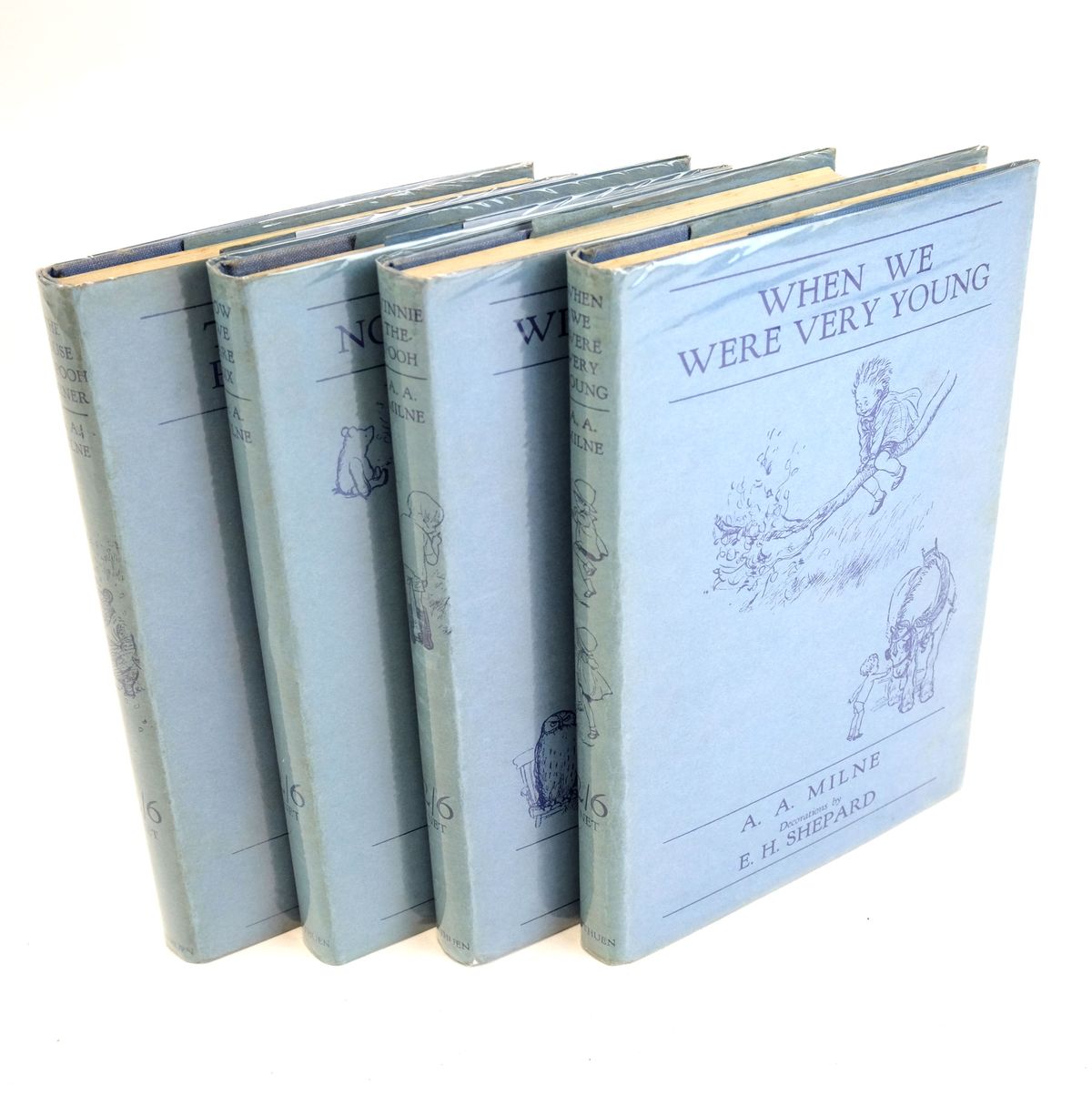 Cover of COMPLETE SET OF WINNIE-THE-POOH BOOKS: WHEN WE WERE VERY YOUNG; WINNIE-THE-POOH; NOW WE ARE SIX; THE HOUSE AT POOH CORNER by A.A. Milne