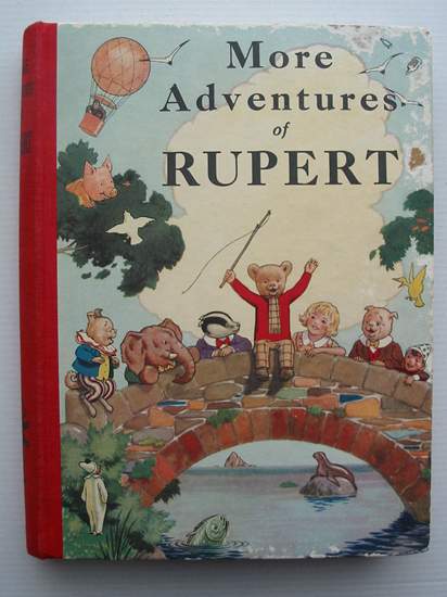 Cover of RUPERT ANNUAL 1937 - MORE ADVENTURES OF RUPERT by Alfred Bestall
