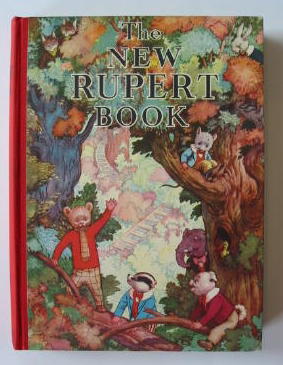 Cover of RUPERT ANNUAL 1938 - THE NEW RUPERT BOOK by Alfred Bestall