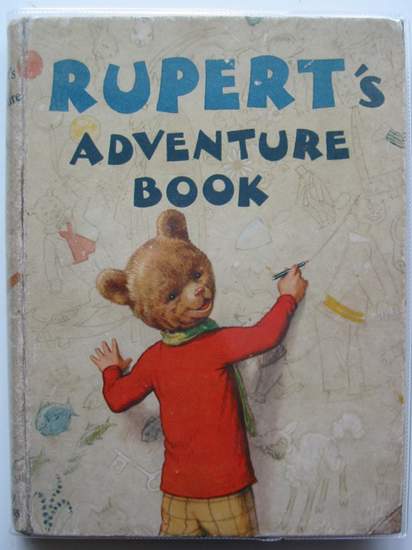 Cover of RUPERT ANNUAL 1940 - RUPERT'S ADVENTURE BOOK by Alfred Bestall