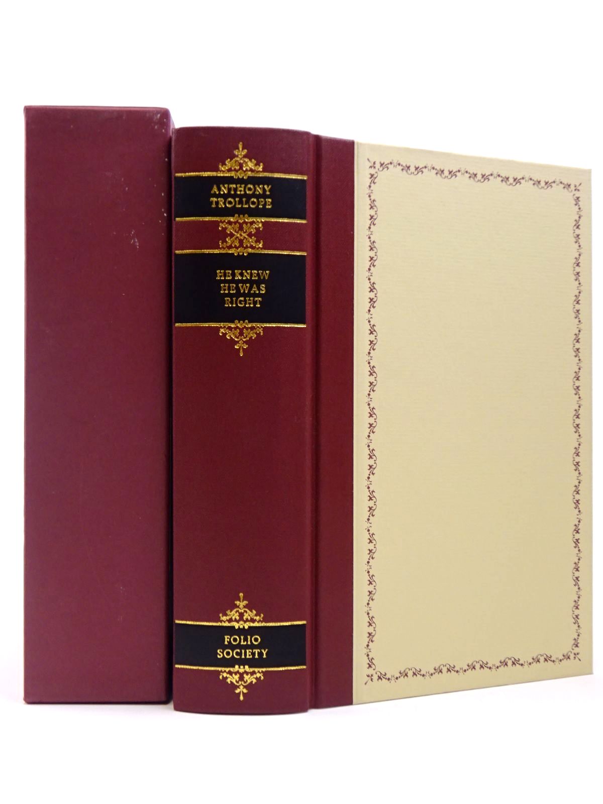 Cover of HE KNEW HE WAS RIGHT by Anthony Trollope; Robertson Davies