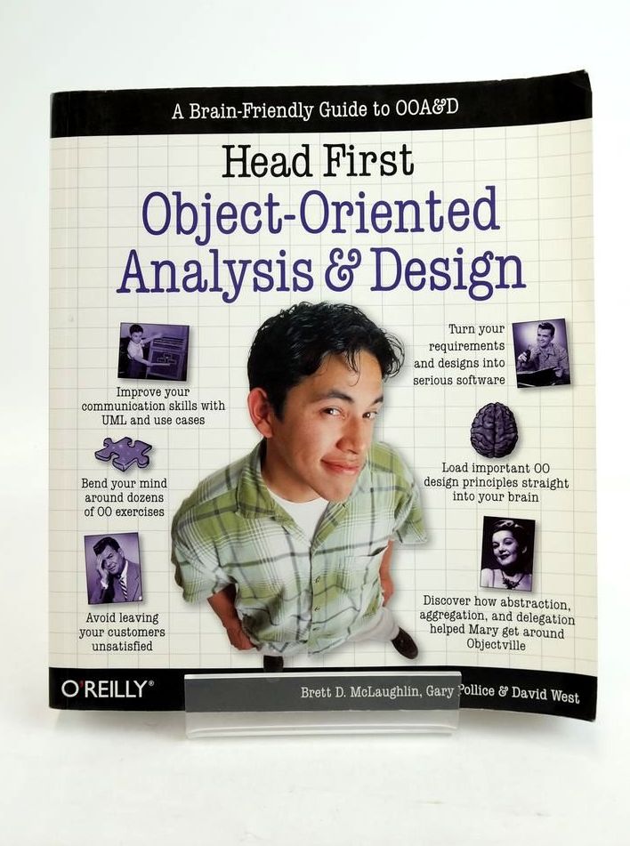 Cover of HEAD FIRST: OBJECT-ORIENTED ANALYSIS AND DESIGN by Brett D. McLaughlin; Gary Pollice; David West