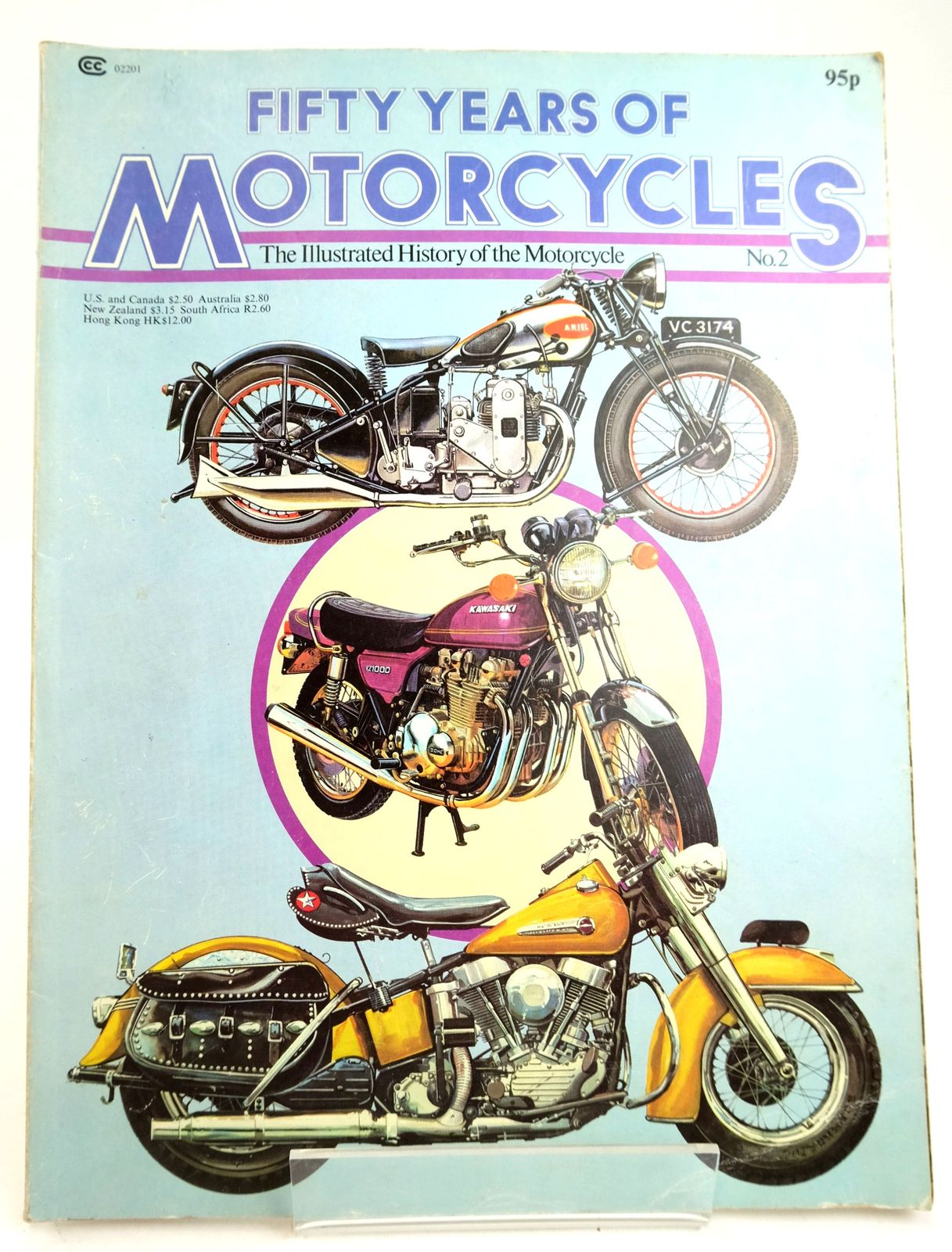 Cover of FIFTY YEARS OF MOTORCYCLES by Cyril Posthumus; Dave Richmond