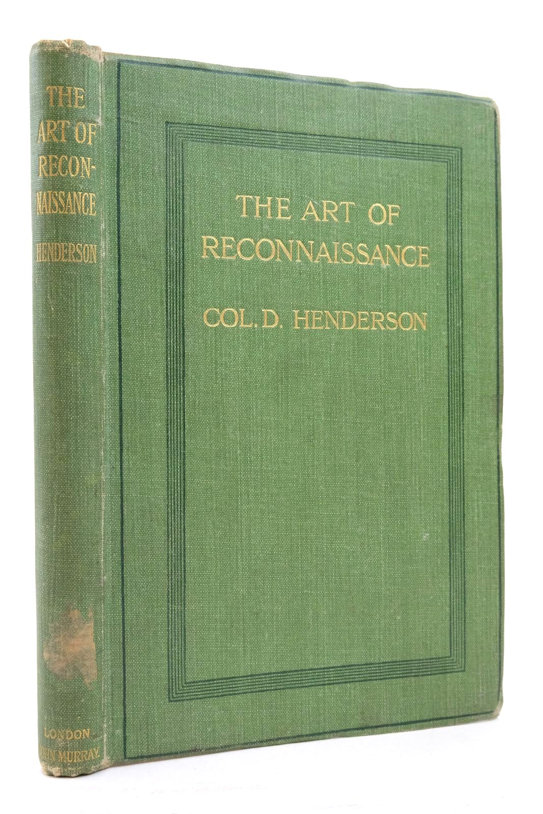 Cover of THE ART OF RECONNAISSANCE by David Henderson