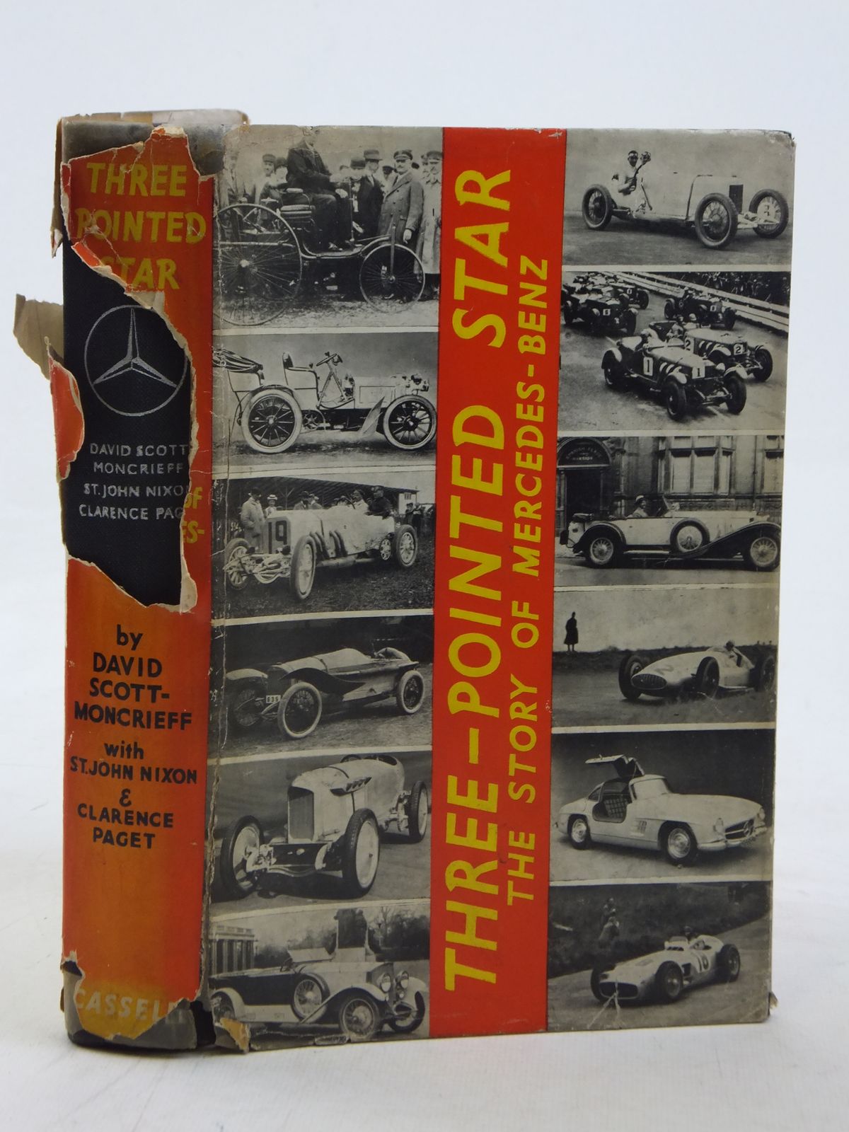 Cover of THREE-POINTED STAR: THE STORY OF MERCEDES-BENZ CARS AND THEIR RACING SUCCESSES by David Scott-Moncrieff; St. John C. Nixon; Clarence Paget