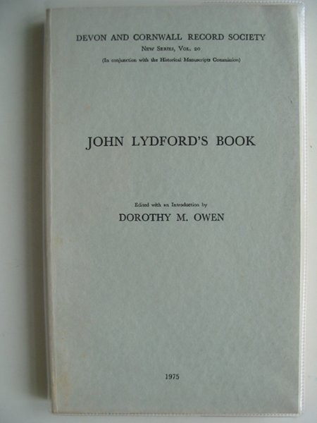 Cover of JOHN LYDFORD'S BOOK by Dorothy M. Owen