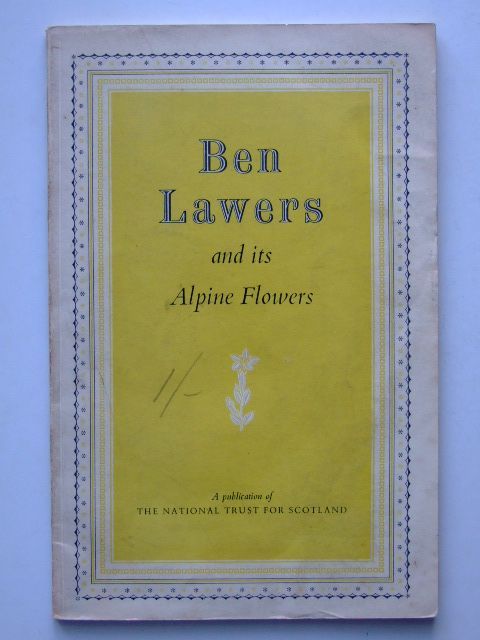 Cover of BEN LAWERS AND ITS ALPINE FLOWERS by Duncan Poore; Fraser Ross