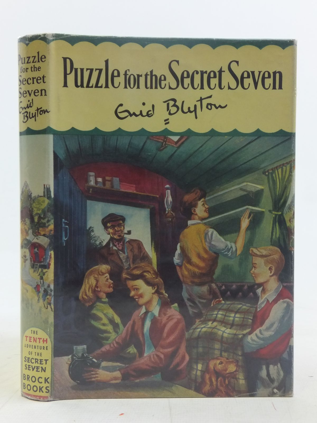 Cover of PUZZLE FOR THE SECRET SEVEN by Enid Blyton