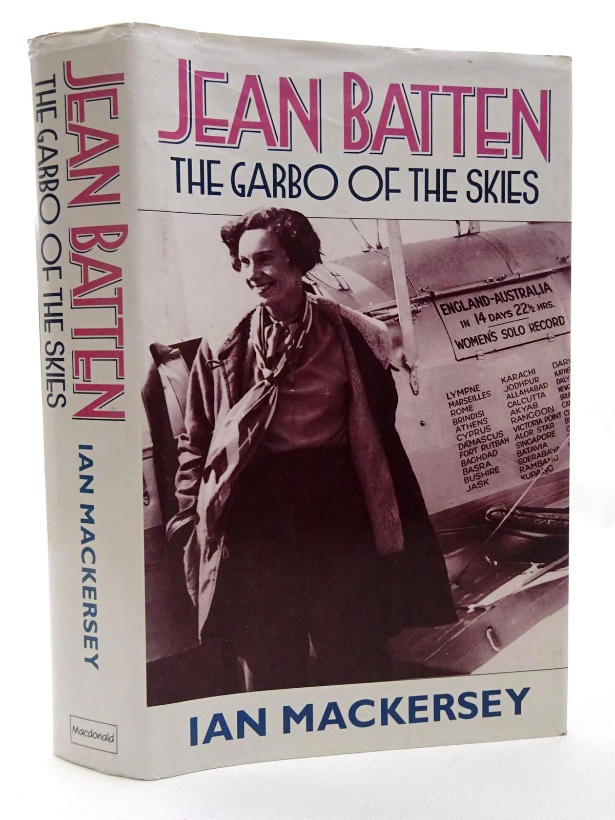 Cover of JEAN BATTEN THE GARBO OF THE SKIES by Ian Mackersey