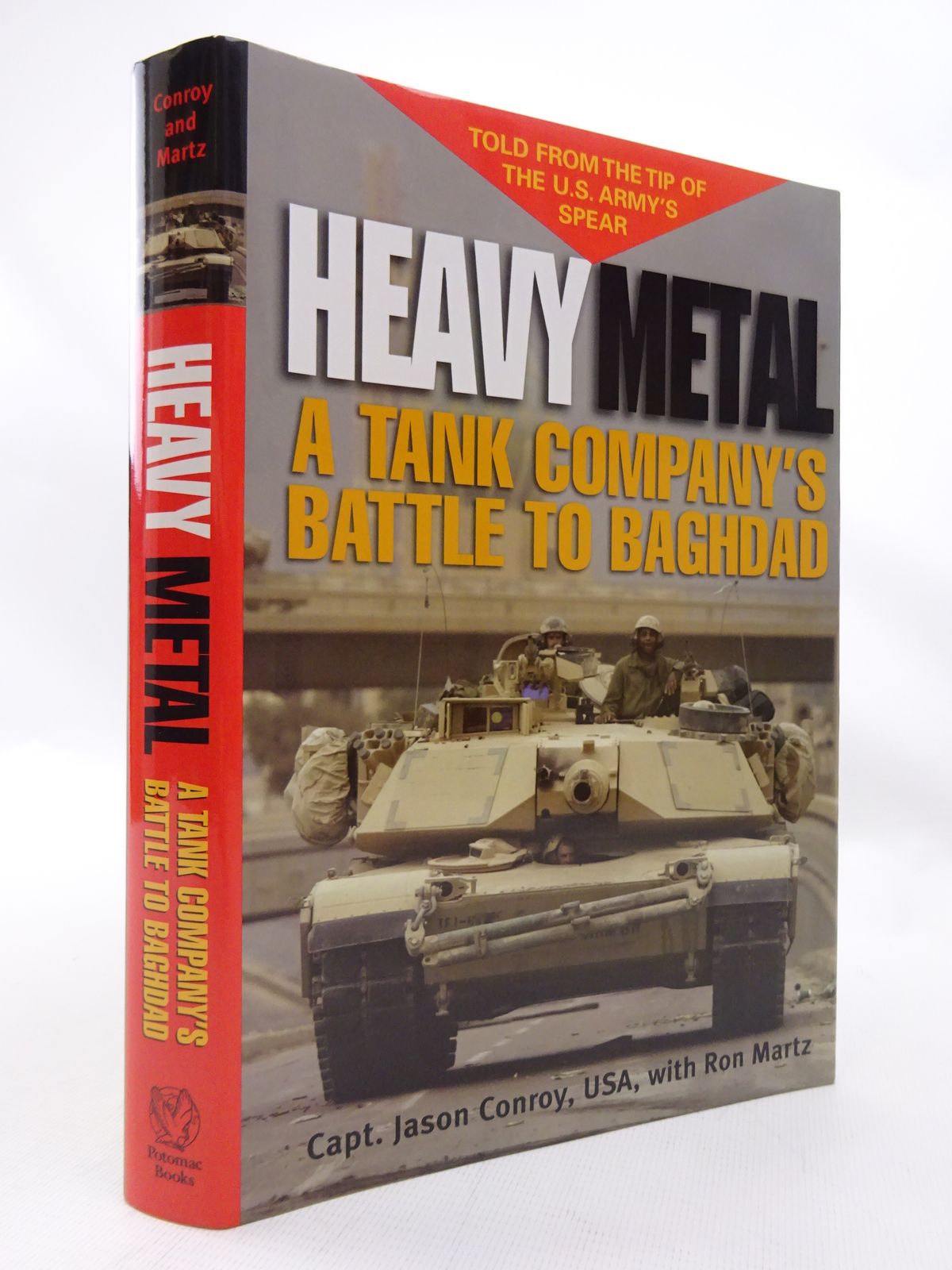 Cover of HEAVY METAL: A TANK COMPANY'S BATTLE TO BAGHDAD by Jason Conroy; Ron Martz