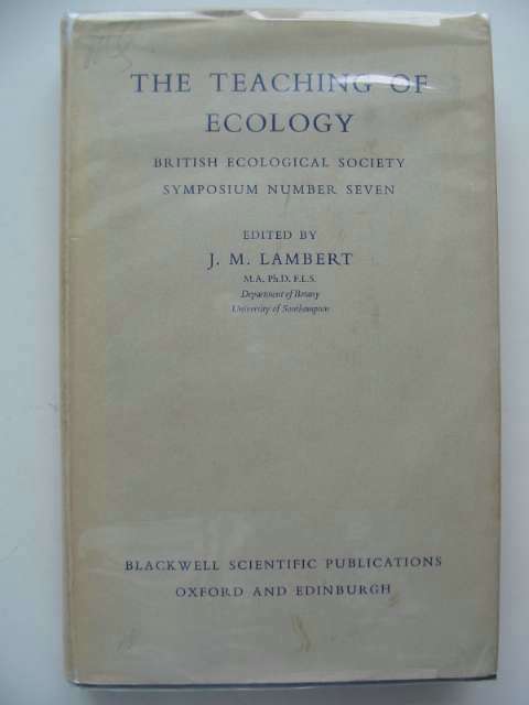 Cover of THE TEACHING OF ECOLOGY by J.M. Lambert