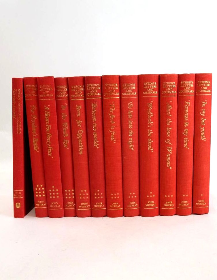 Cover of BYRON'S LETTERS AND JOURNALS (12 VOLUMES) by Lord Byron; Leslie A. Marchand