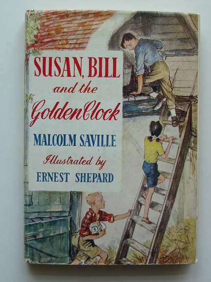 Cover of SUSAN, BILL AND THE GOLDEN CLOCK by Malcolm Saville