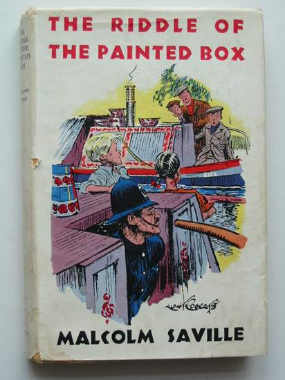 Cover of THE RIDDLE OF THE PAINTED BOX by Malcolm Saville