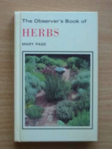 Cover of THE OBSERVER'S BOOK OF HERBS by Mary Page