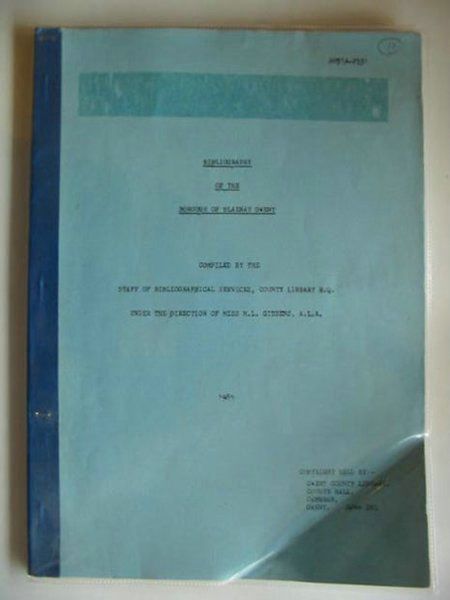 Cover of BIBLIOGRAPHY OF THE BOROUGH OF BLAENAU GWENT by M.L. Gibbens