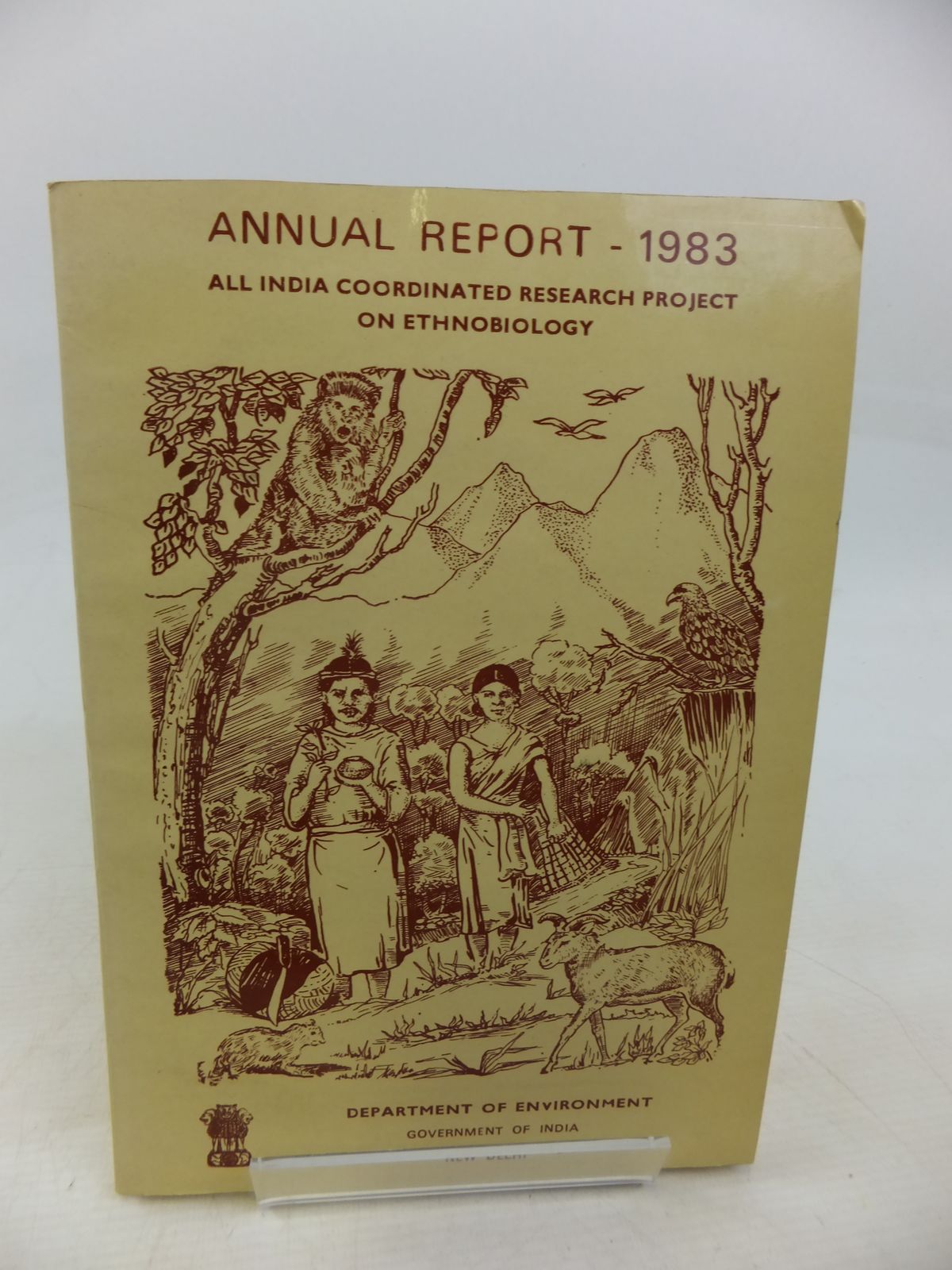Cover of ALL INDIA COORDINATED RESEARCH PROJECT ON ETHNOBIOLOGY ANNUAL REPORT 1983 by 