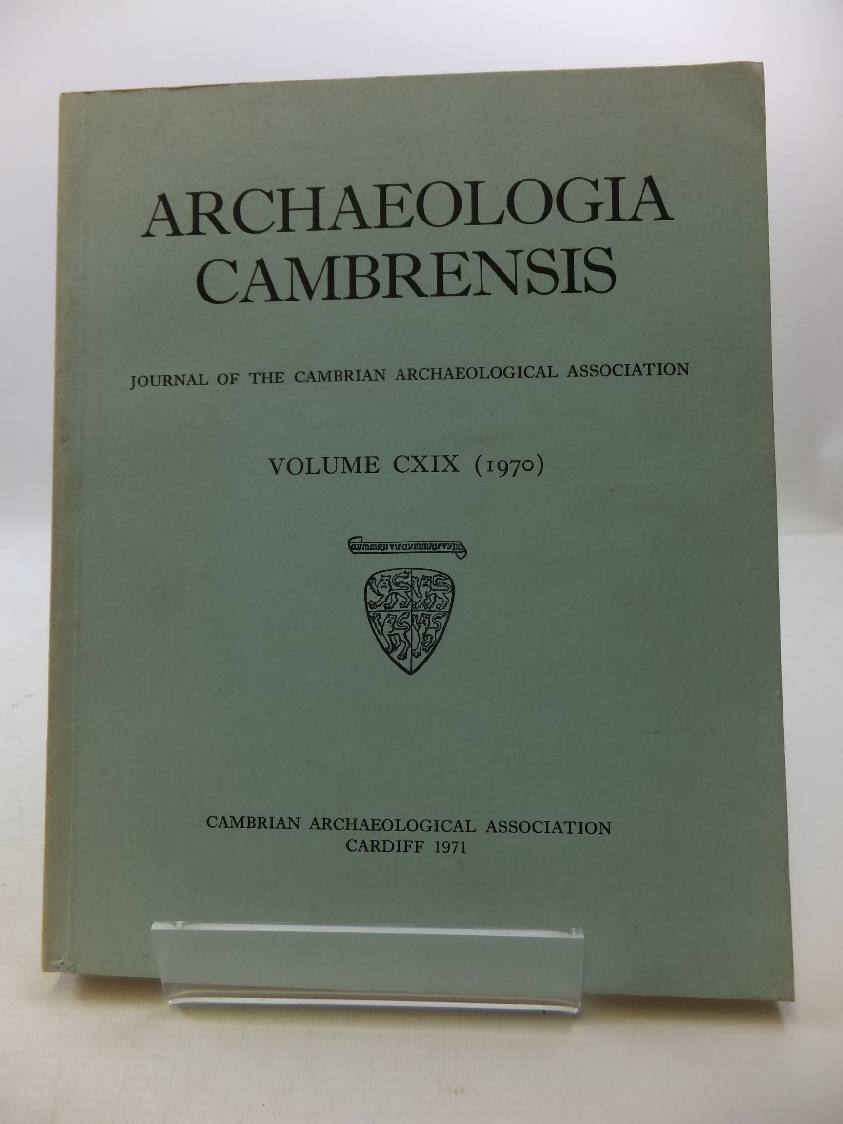 Cover of ARCHAEOLOGIA CAMBRENSIS VOL CXIX by 