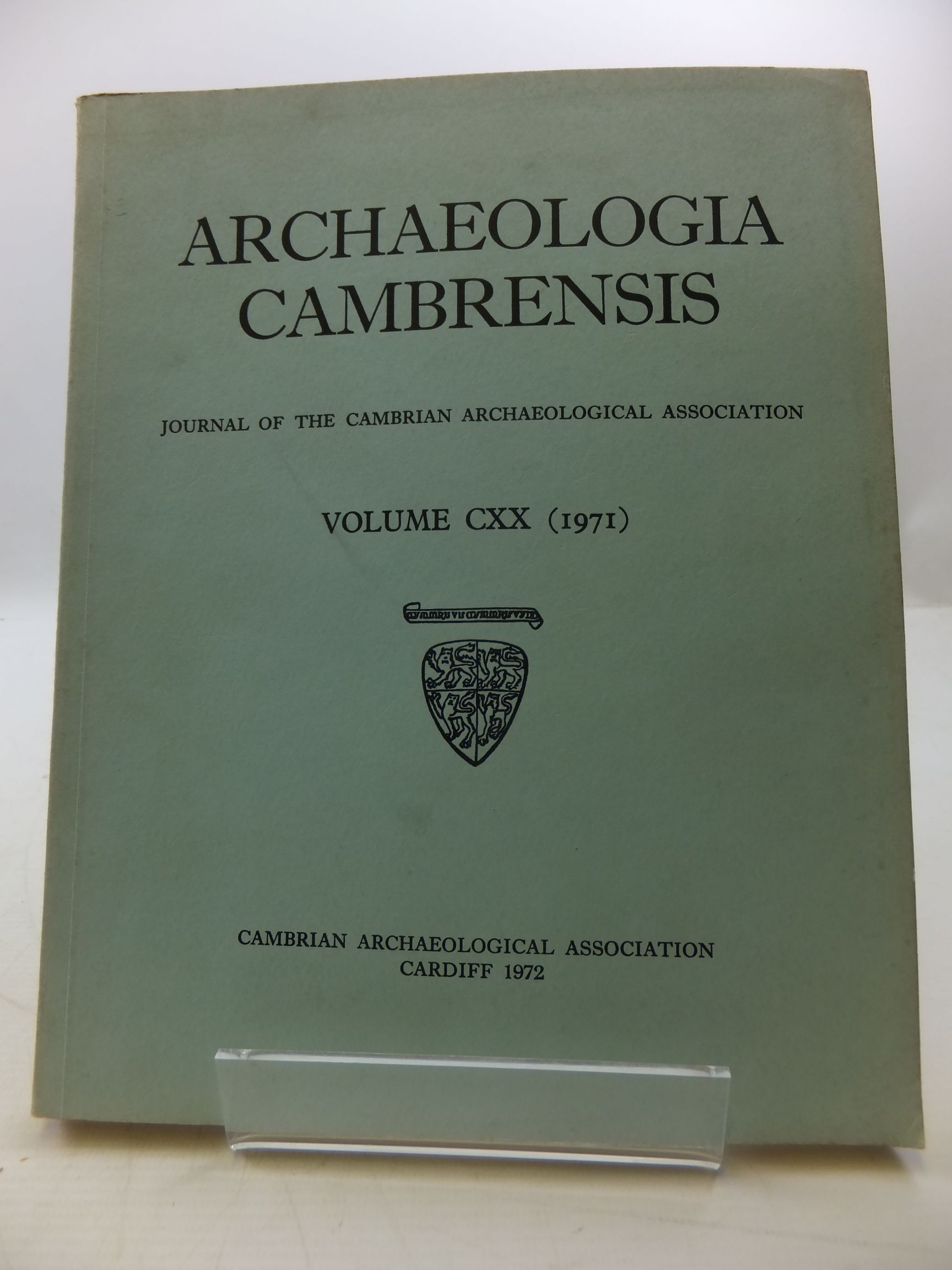 Cover of ARCHAEOLOGIA CAMBRENSIS VOL CXX by 