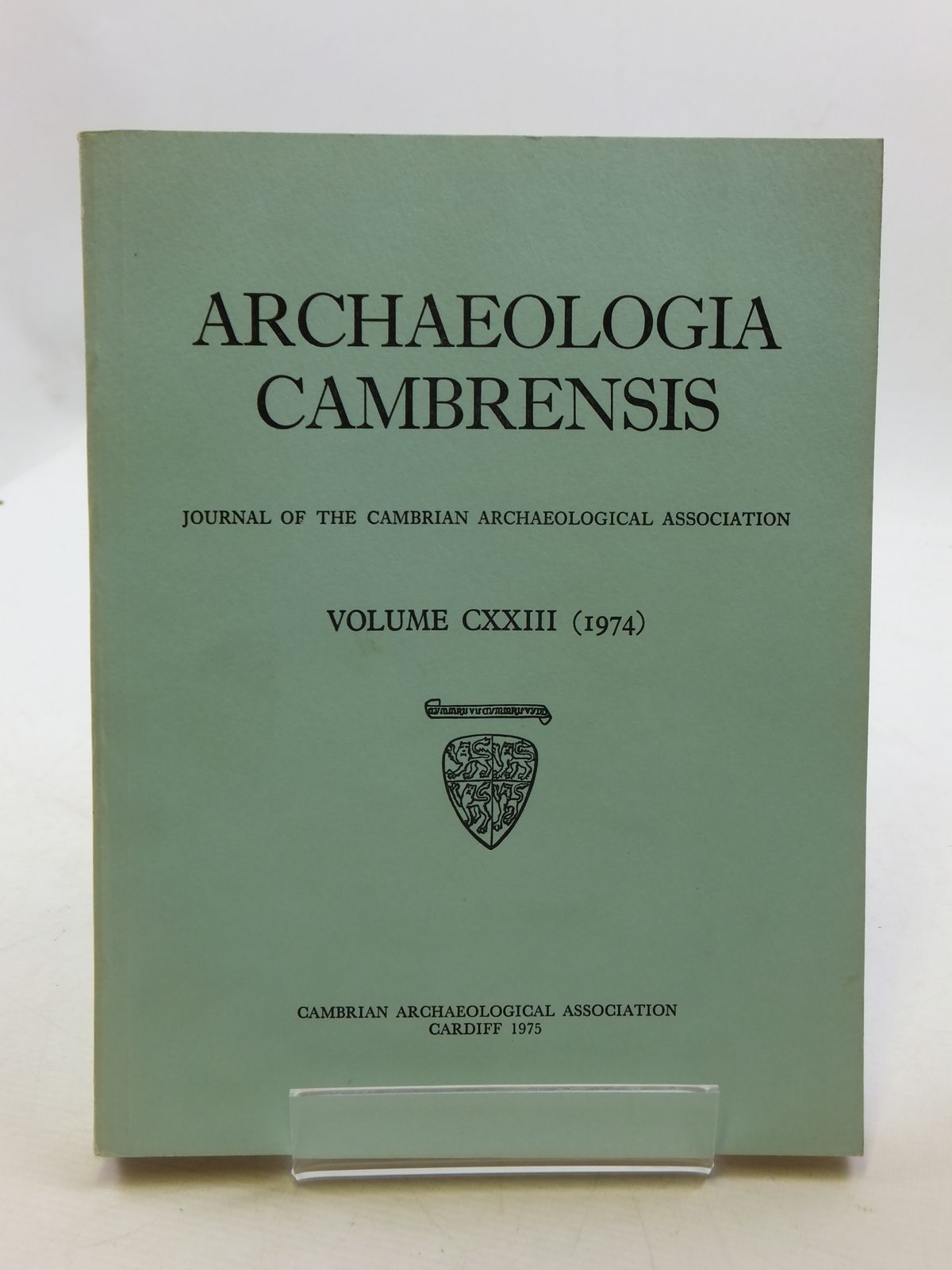 Cover of ARCHAEOLOGIA CAMBRENSIS VOL CXXIII by 