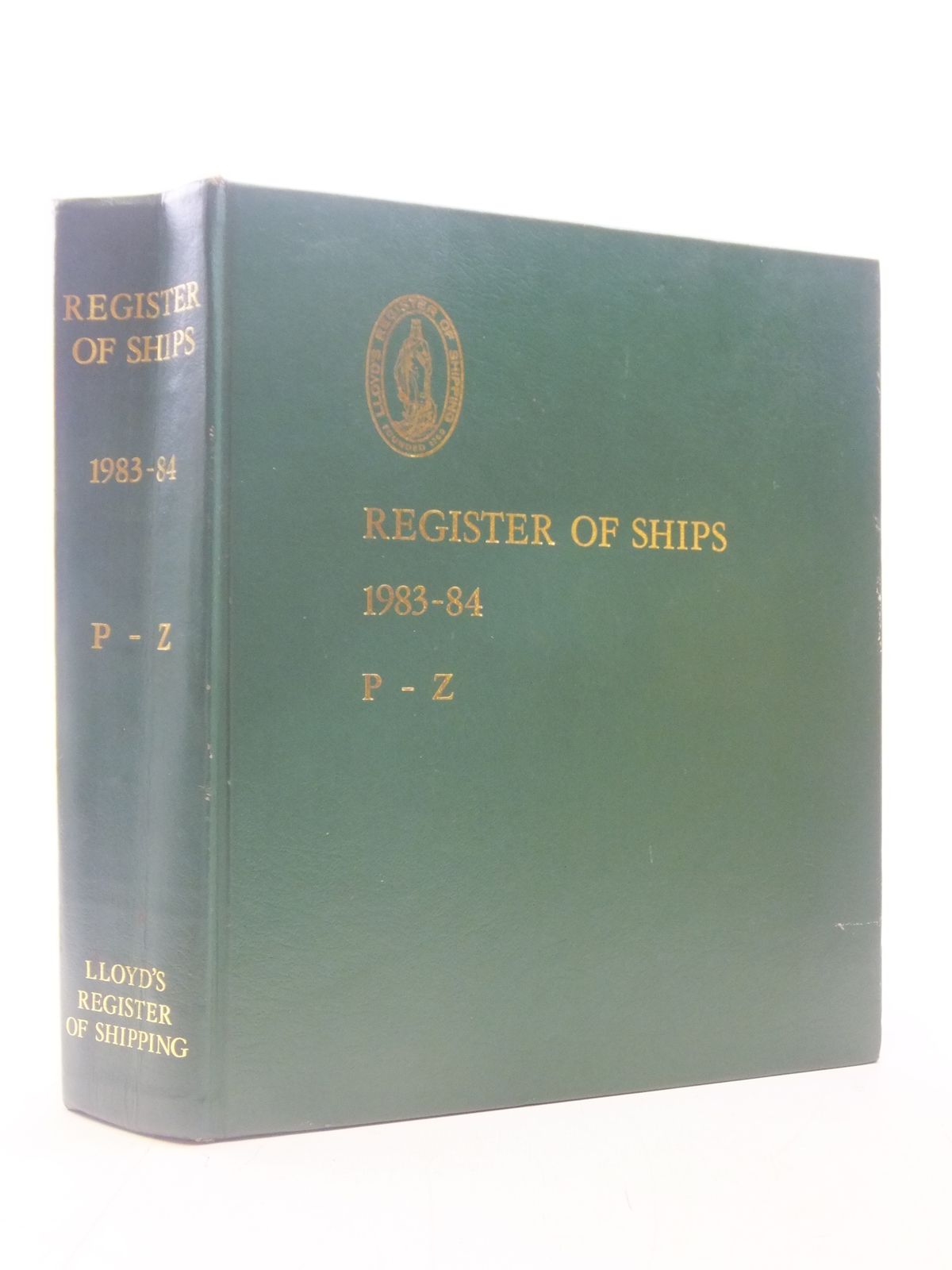 Cover of LLOYD'S REGISTER OF SHIPS 1983-84 P-Z by 