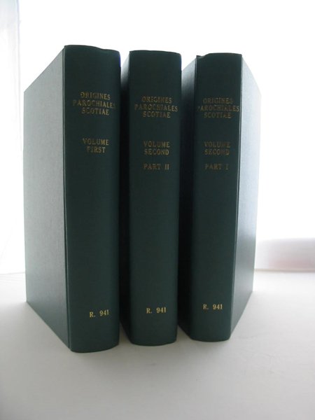 Cover of ORIGINES PAROCHIALES SCOTIAE by 