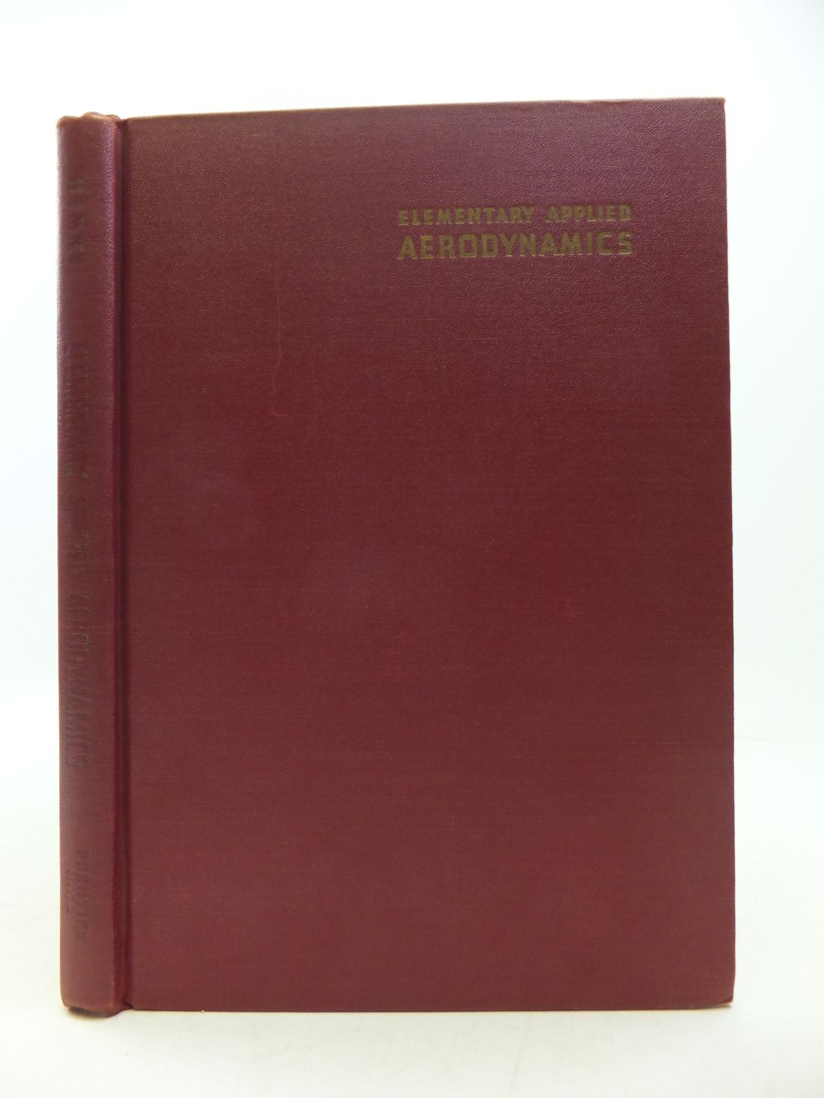 Cover of ELEMENTARY APPLIED AERODYNAMICS by Paul E. Hemke