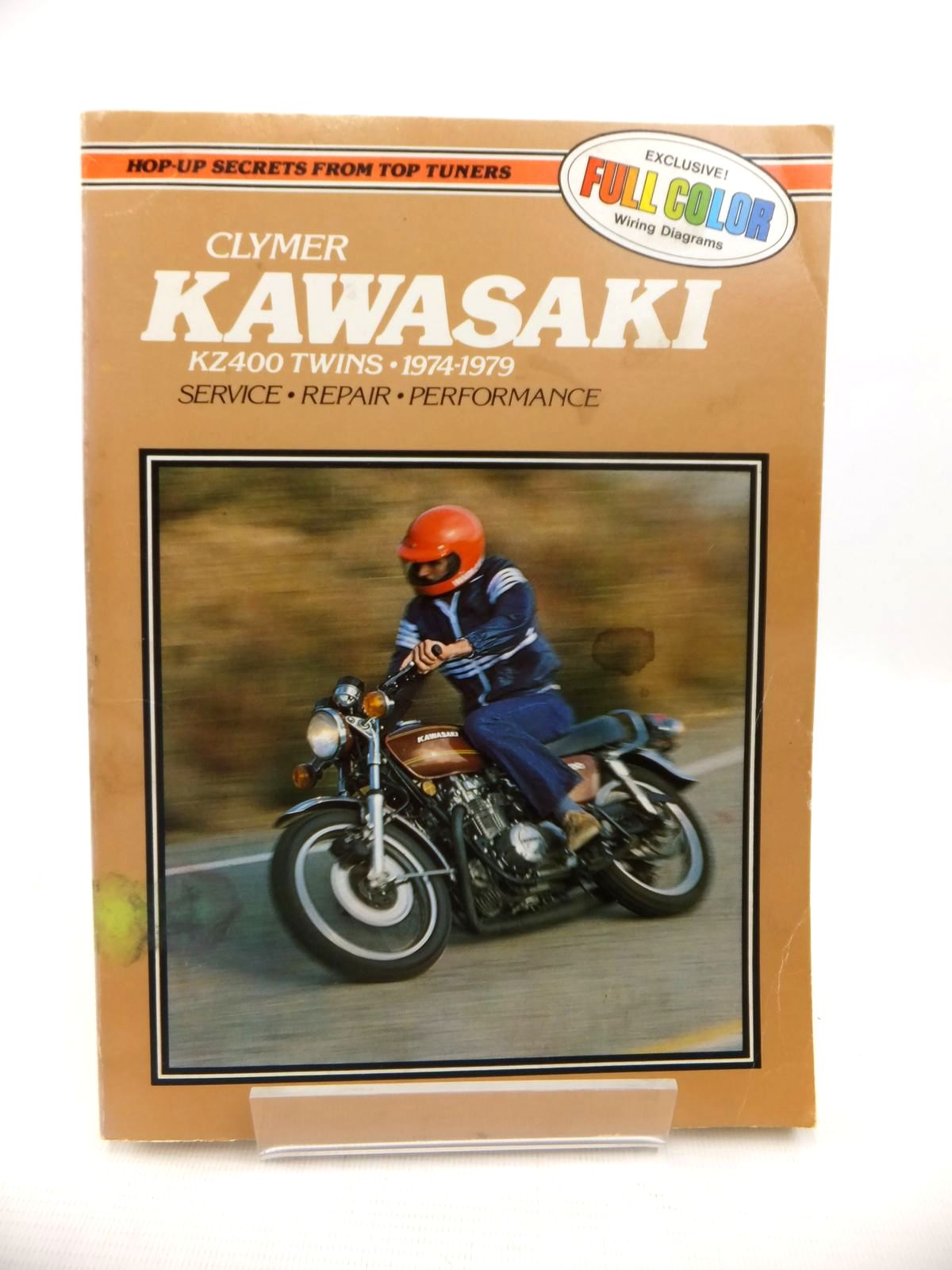 Cover of KAWASAKI KZ400 TWINS 1974-79 SERVICE, REPAIR, PERFORMANCE by Ray Hoy