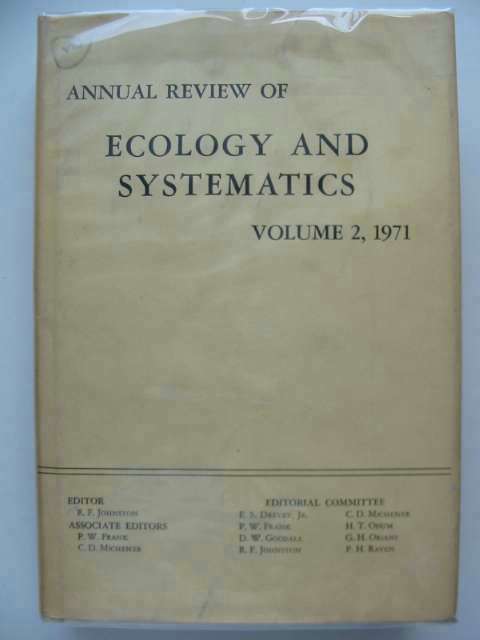 Cover of ANNUAL REVIEW OF ECOLOGY AND SYSTEMATICS VOLUME 2 by Richard F. Johnston; Peter W. Frank; Charles D. Michener