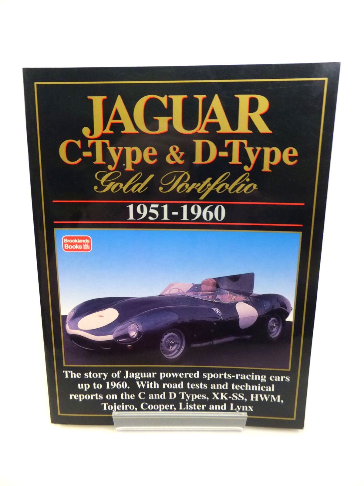 Cover of JAGUAR C-TYPE &amp; D-TYPE GOLD PORTFOLIO 1951-1960 by R.M. Clarke