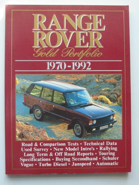Cover of RANGE ROVER GOLD PORTFOLIO 1970-1992 by R.M. Clarke
