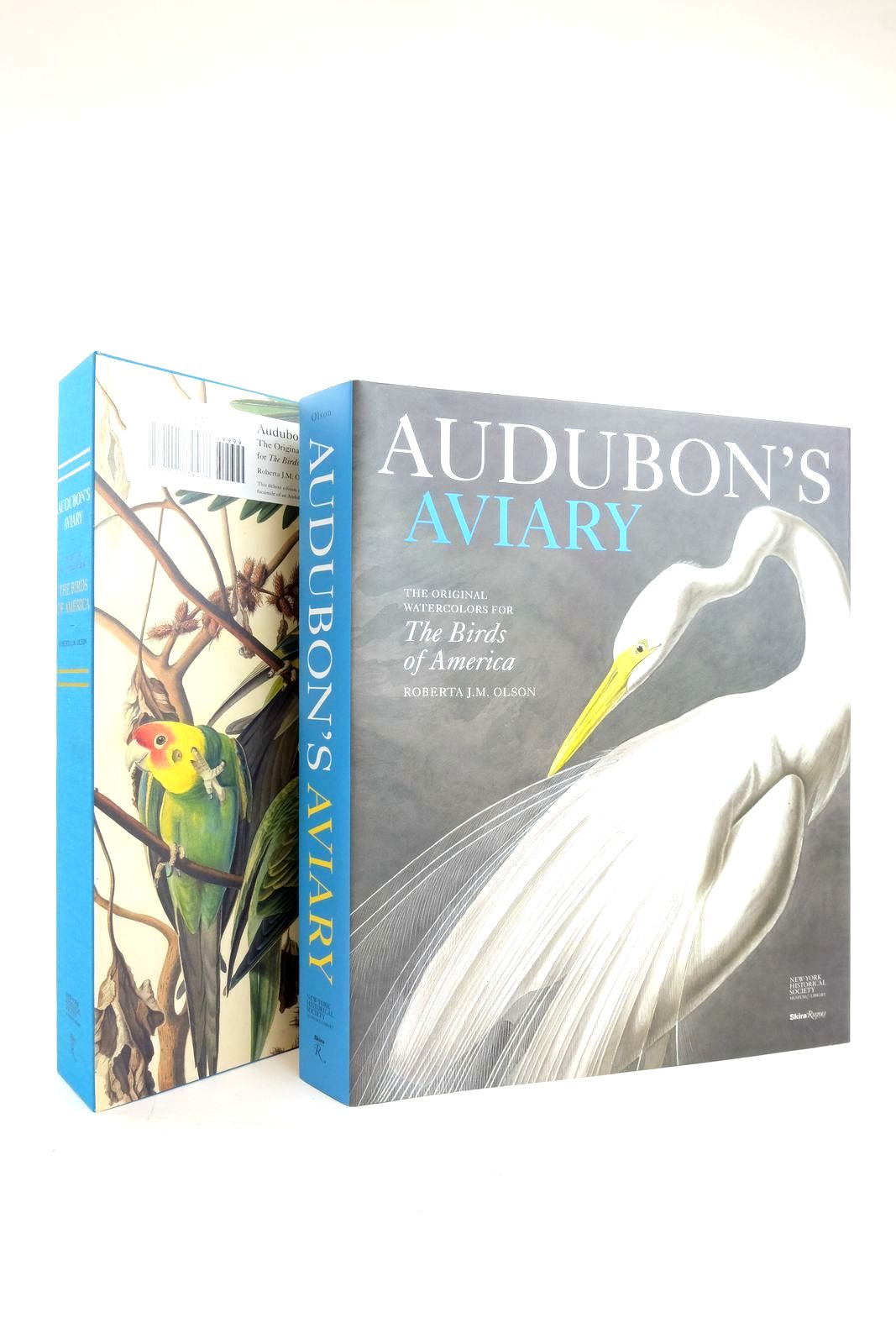 Cover of AUDUBON'S AVIARY: THE ORIGINAL WATERCOLORS FOR THE BIRDS OF AMERICA by Roberta J.M. Olson; Marjorie Shelley; Alexandra Mazzitelli