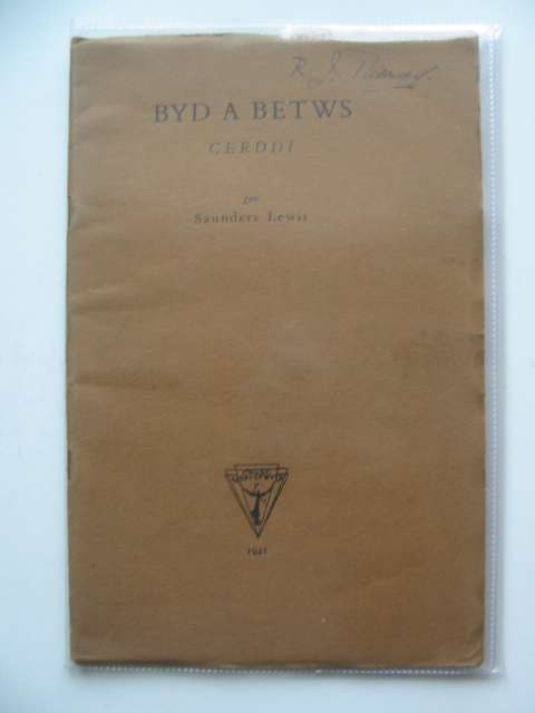 Cover of BYD A BETWS by Saunders Lewis