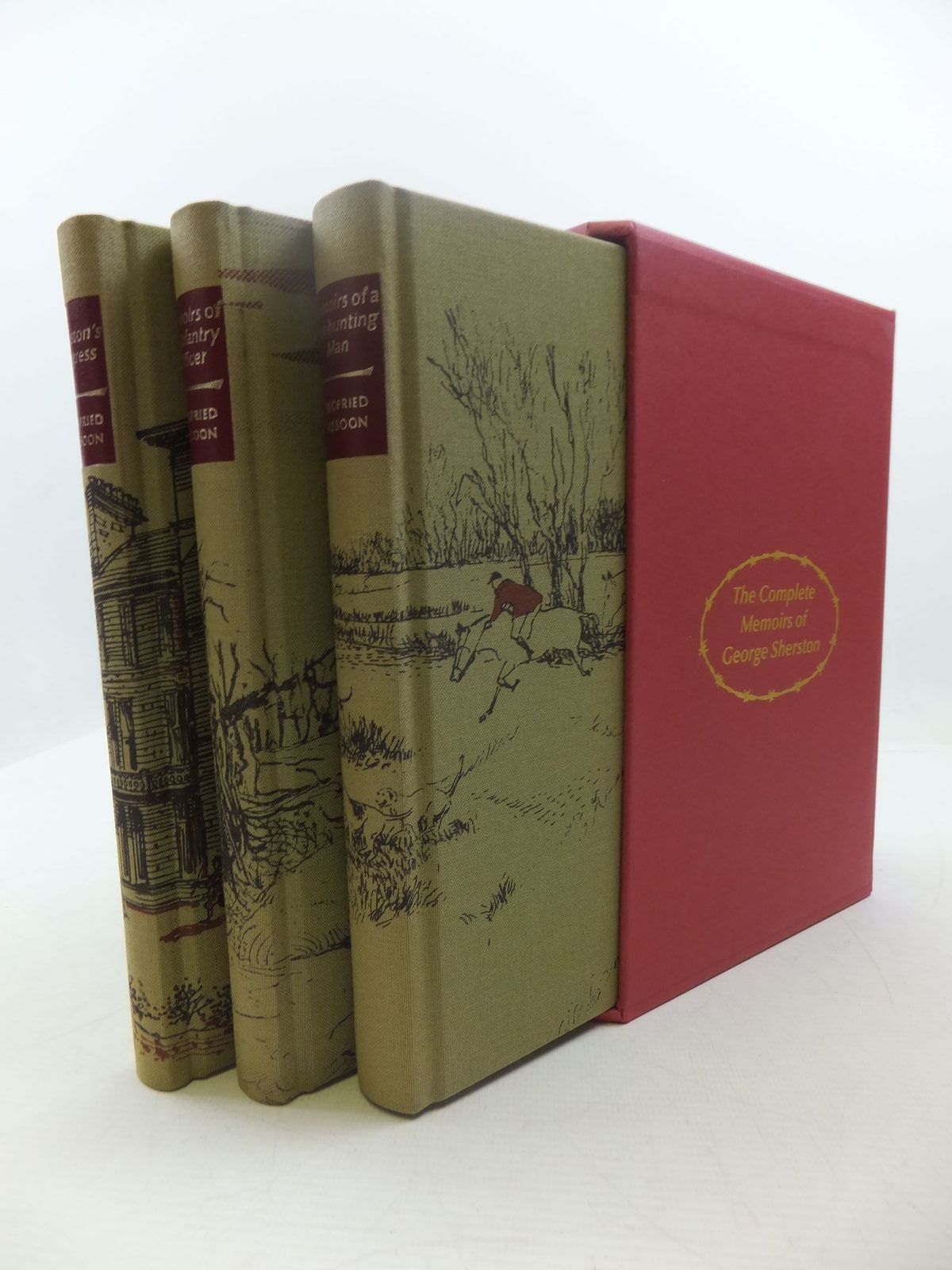 Cover of THE COMPLETE MEMOIRS OF GEORGE SHERSTON (3 VOLUMES) by Siegfried Sassoon; Alan Lascelles