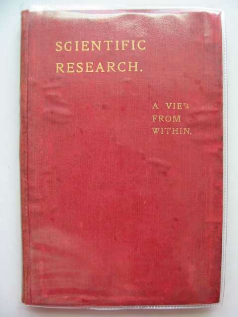 Cover of SCIENTIFIC RESEARCH: A VIEW FROM WITHIN by Stephen Smith