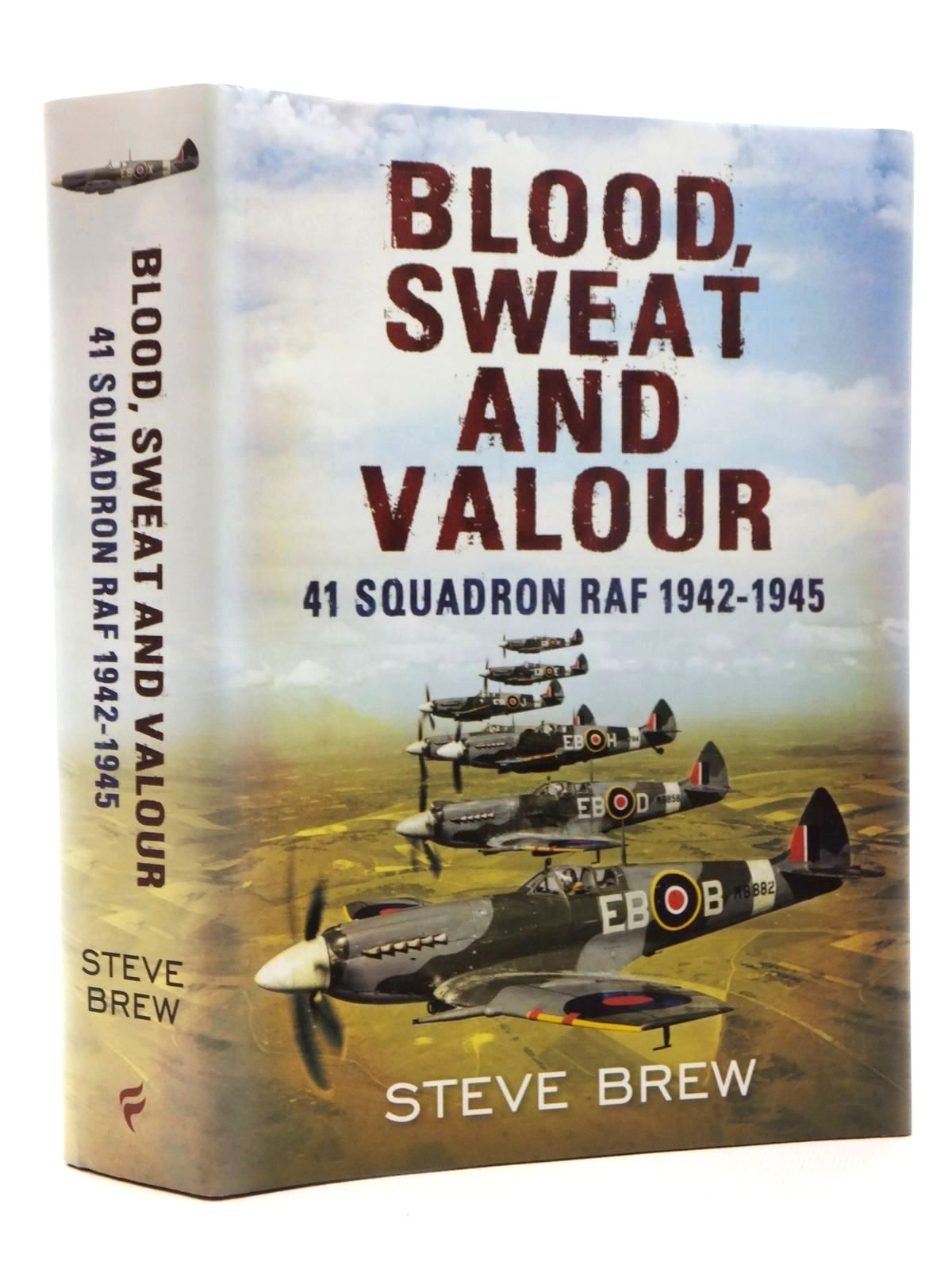 Cover of BLOOD, SWEAT AND VALOUR: 41 SQUADRON RAF 1942-1945 by Steve Brew