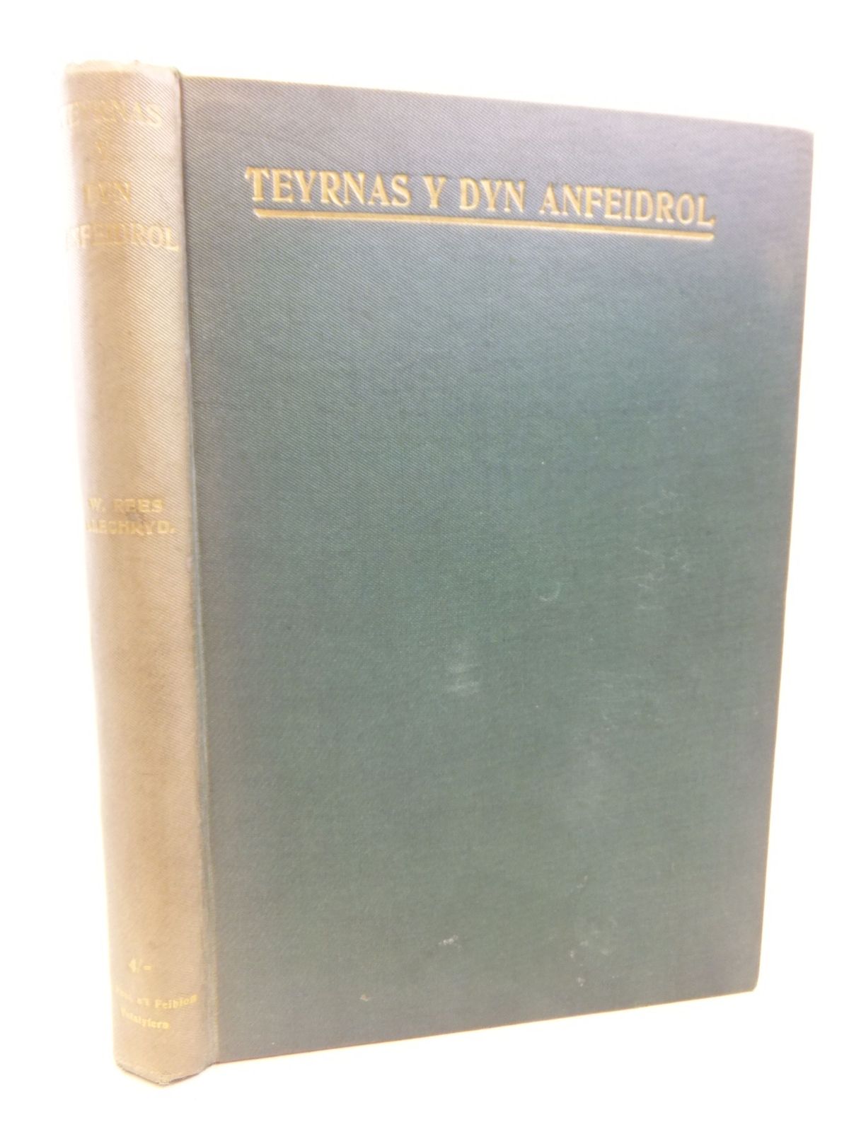 Cover of TEYRNAS Y DYN ANFEIDROL: AGORIAD I EGLWYS PHILADELPHIA by W. Rees
