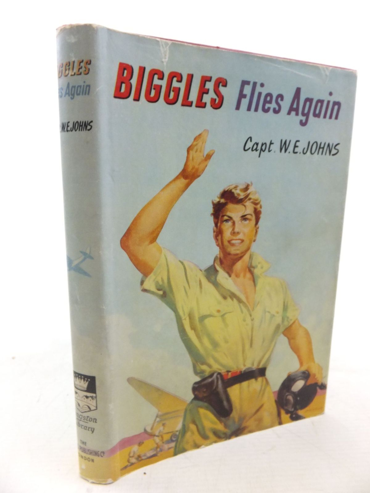 Cover of BIGGLES FLIES AGAIN by W.E. Johns