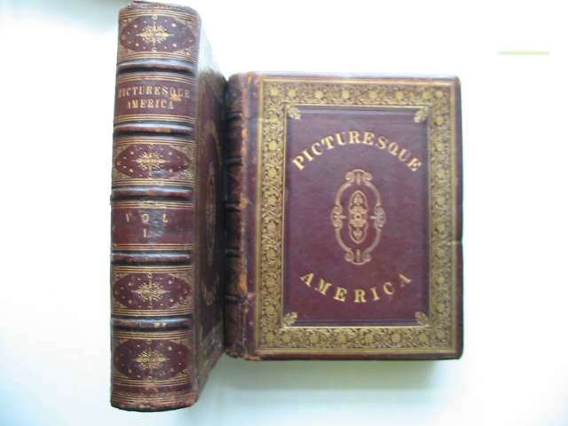 Cover of PICTURESQUE AMERICA; OR, THE LAND WE LIVE IN by William Cullen Bryant