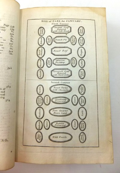 Bill of Fare