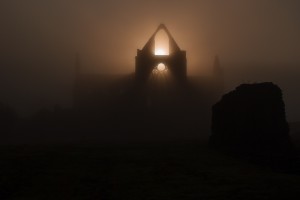 Tintern Abbey in the Mist