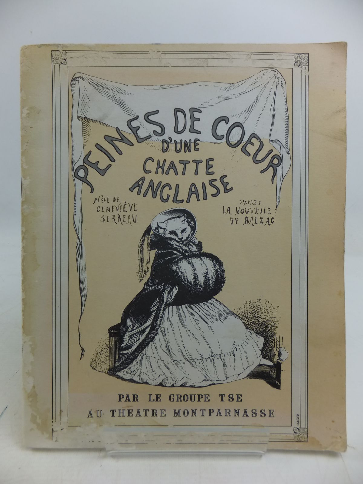 Photo of PEINES DE COEUR D'UNE CHATTE ANGLAISE written by De Balzac, Honore published by Publications Willy Fischer (STOCK CODE: 1108863)  for sale by Stella & Rose's Books