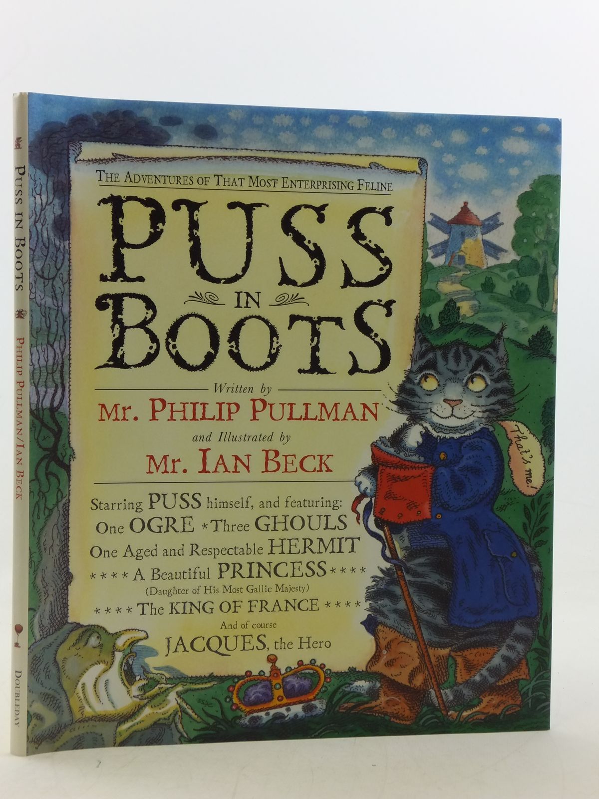 Photo of PUSS IN BOOTS written by Pullman, Philip illustrated by Beck, Ian published by Doubleday (STOCK CODE: 1109127)  for sale by Stella & Rose's Books