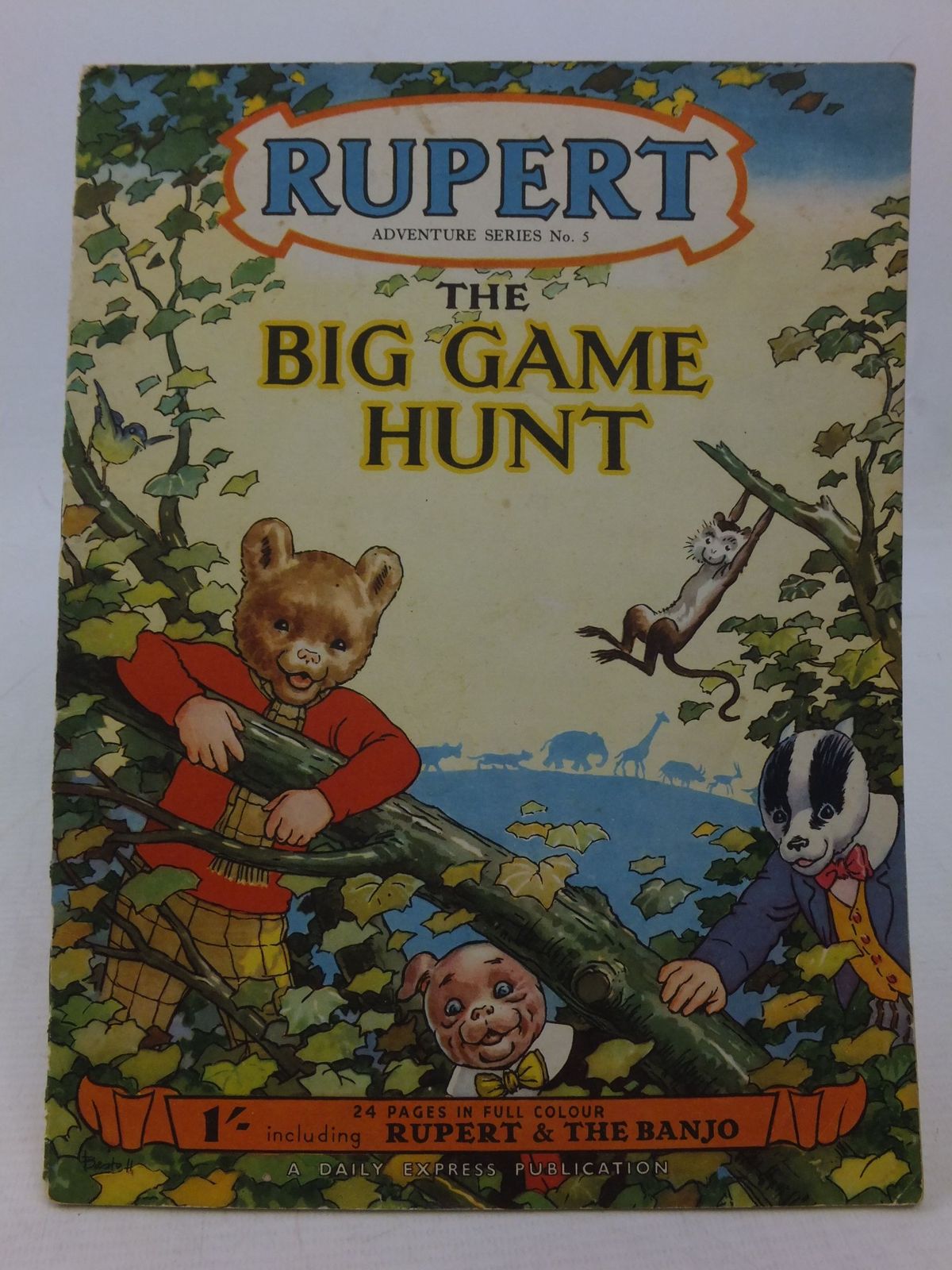 Photo of RUPERT ADVENTURE SERIES No. 5 - THE BIG GAME HUNT written by Bestall, Alfred illustrated by Bestall, Alfred published by Daily Express (STOCK CODE: 1109183)  for sale by Stella & Rose's Books