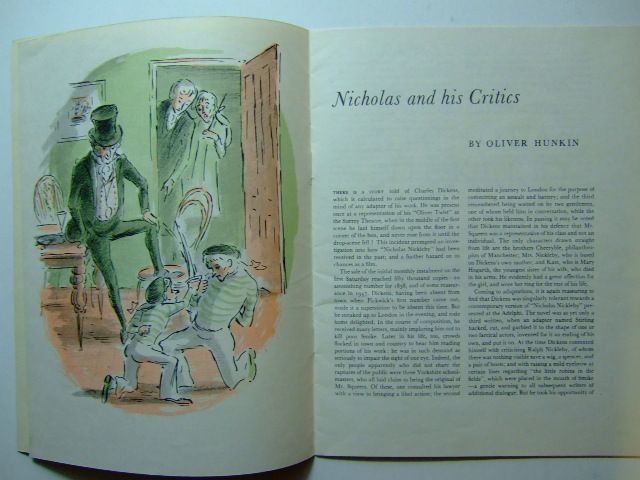 Photo of THE LIFE AND ADVENTURES OF NICHOLAS NICKLEBY written by Dickens, Charles illustrated by Ardizzone, Edward published by Ealing Studios (STOCK CODE: 1203263)  for sale by Stella & Rose's Books