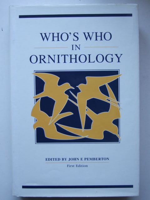 Photo of WHO'S WHO IN ORNITHOLOGY- Stock Number: 1203467
