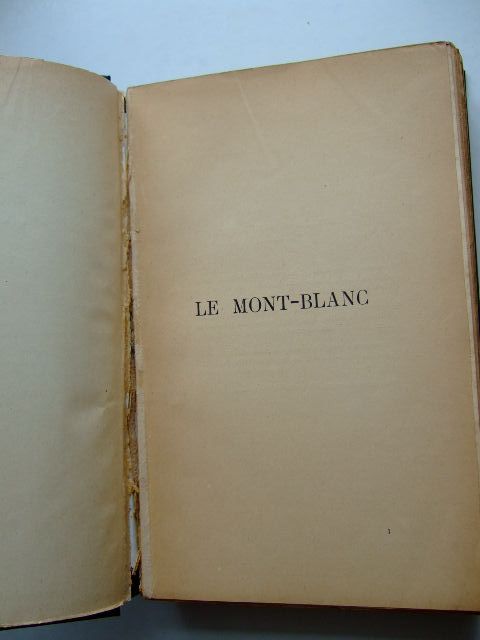 Photo of LE MONT-BLANC written by Durier, Charles illustrated by Vallot, Joseph
Vallot, Charles published by Librairie Fischbacher (STOCK CODE: 1204120)  for sale by Stella & Rose's Books