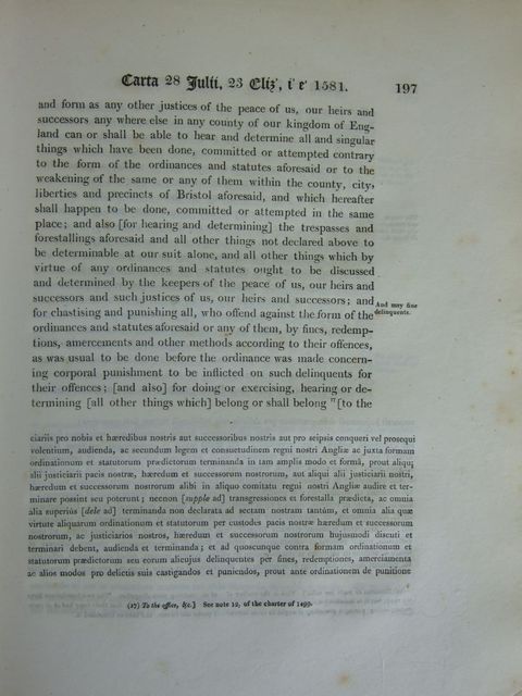 Photo of THE CHARTERS AND LETTERS PATENT GRANTED TO BRISTOL written by Seyer, Samuel published by John Mathew Gutch (STOCK CODE: 1205048)  for sale by Stella & Rose's Books