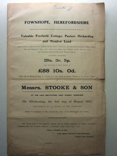 Photo of FOWNHOPE, HEREFORDSHIRE published by Messrs. Stooke And Son (STOCK CODE: 1206035)  for sale by Stella & Rose's Books