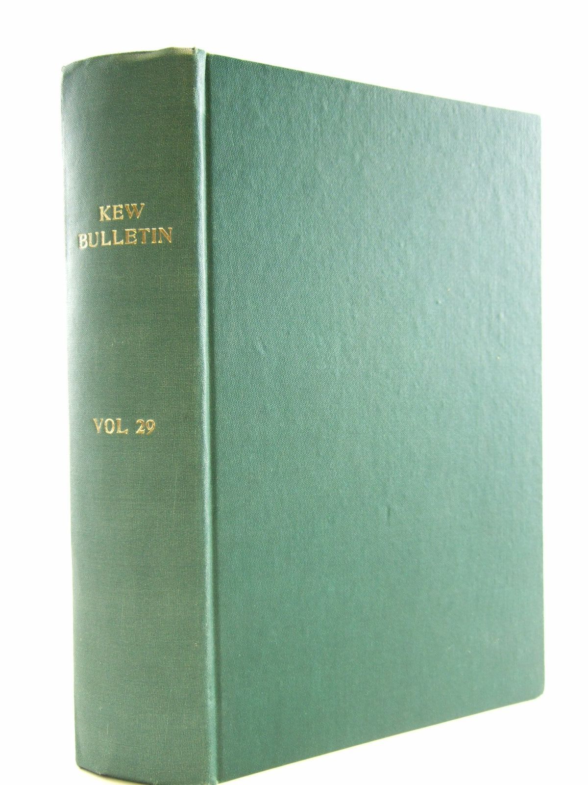 Photo of KEW BULLETIN VOLUME 29 published by HMSO (STOCK CODE: 1207389)  for sale by Stella & Rose's Books